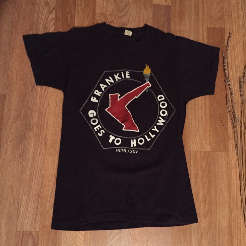 Vintage 1985 Frankie Goes To Hollywood band shirt